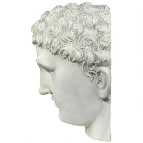 Hermes Head Wall Hanging Plaque Drawing Cast Artist Greek Statue